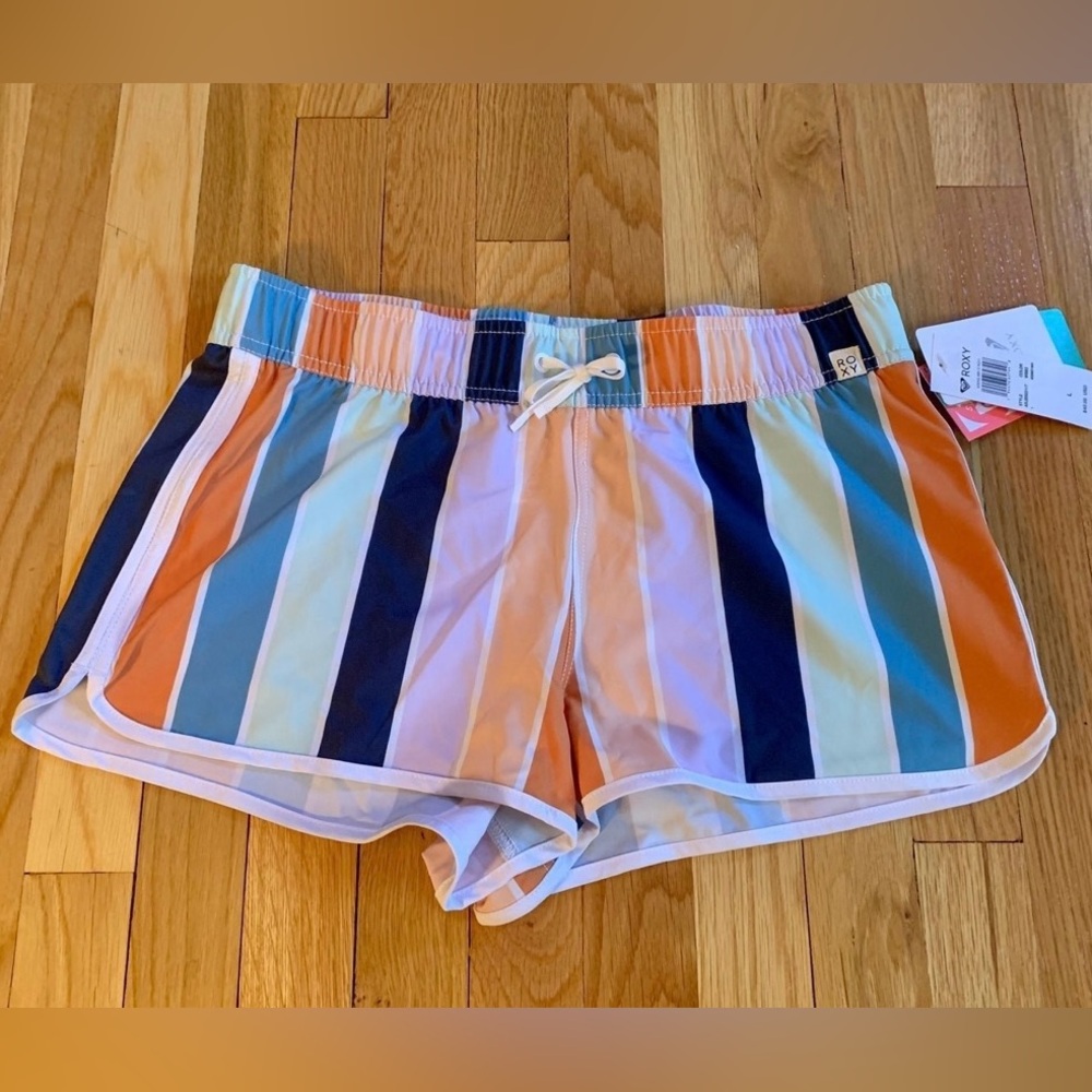ROXY Striped, Multicolor Women's Board Shorts
